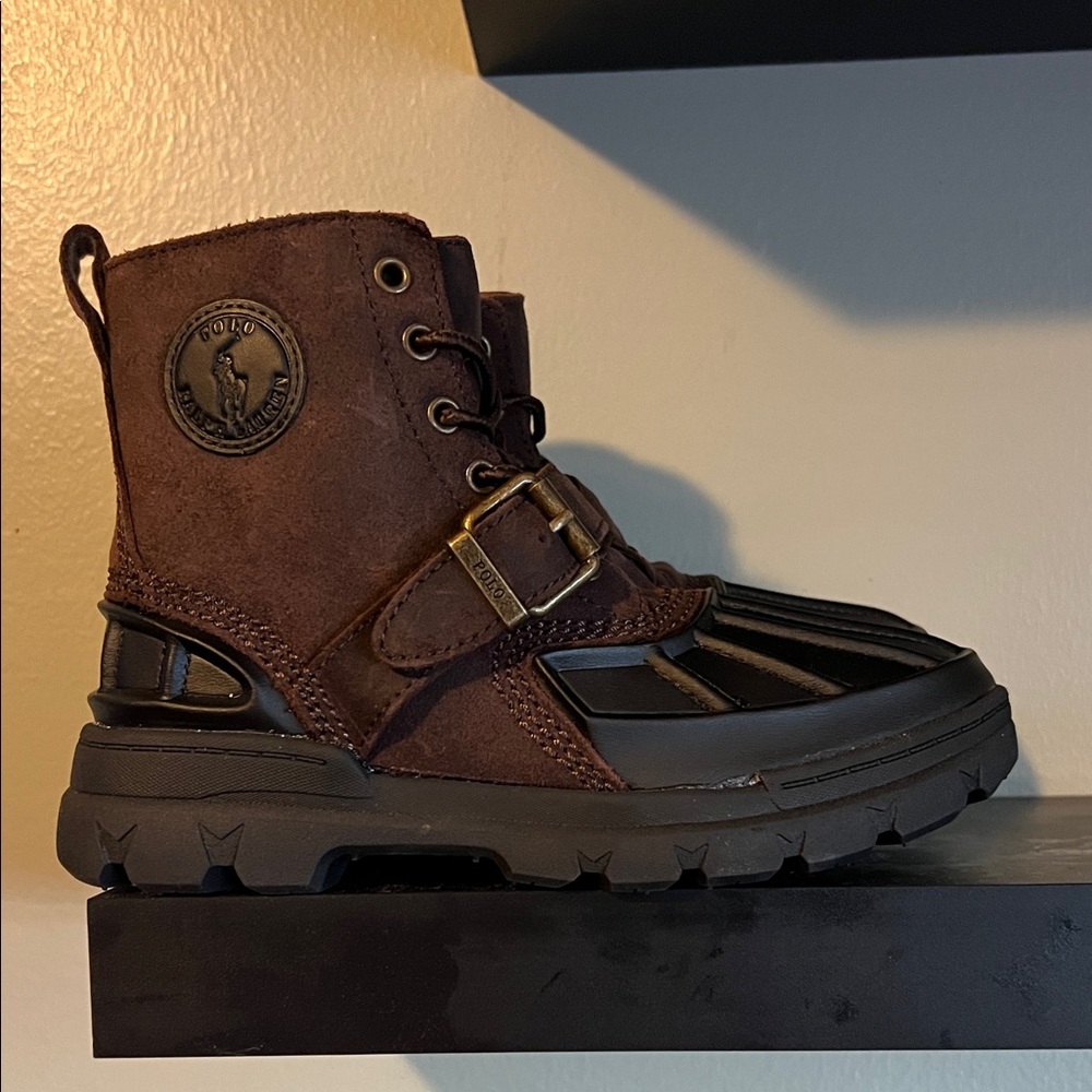 Polo by Ralph Lauren Kids Boots - Brown and Black Size 1 1/2